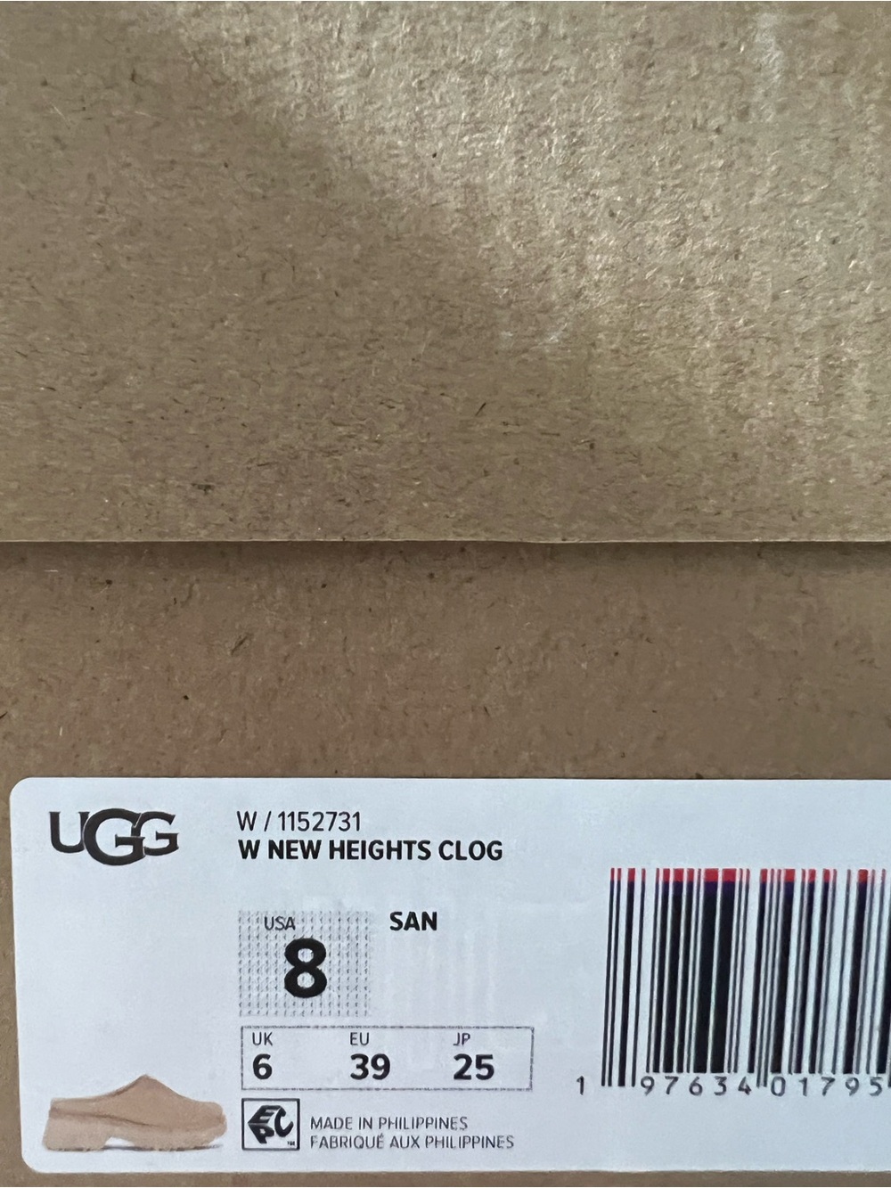 UGG New Heights Clog in Sand